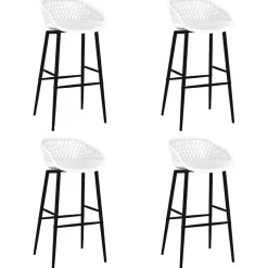 vidaXL Ensemble de Bar 5 pcs Mobilier de Bistrot Meubles de Pub Table et Chaises de Bar Ensemble de Comptoir Restaurant 3057376
