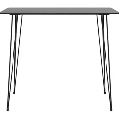vidaXL Ensemble de bar 3 pcs Noir
