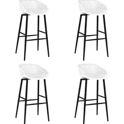 vidaXL Ensemble de Bar 5 pcs Meubles de Pub Ensemble de Comptoir Mobilier de Bar Table et Chaises de Bistrot Maison 3057432