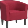 vidaXL Fauteuil Cabriolet, Chaise avec Accoudoirs, Canapé avec Dossier, Siège Rembourré, Meuble de Salon Chambre Bureau, 356427