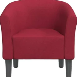 vidaXL Fauteuil Cabriolet, Chaise avec Accoudoirs, Canapé avec Dossier, Siège Rembourré, Meuble de Salon Chambre Bureau, 356427