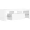 vidaXL Meuble TV avec Lumières LED, Armoire de Télévision, Meuble Télé de Salon, Armoire Basse Salle de Séjour Intérieur, 804346