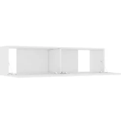 vidaXL Meuble TV Blanc 120x30x30 cm Aggloméré