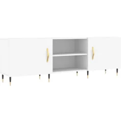vidaXL Meuble TV blanc 150x30x50 cm bois d'ingénierie 829076