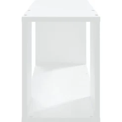vidaXL Meuble TV Blanc 80x24x32 cm Aggloméré