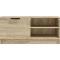 vidaXL Meuble TV Chêne sonoma 80x35x36,5 cm Bois d'ingénierie 811472