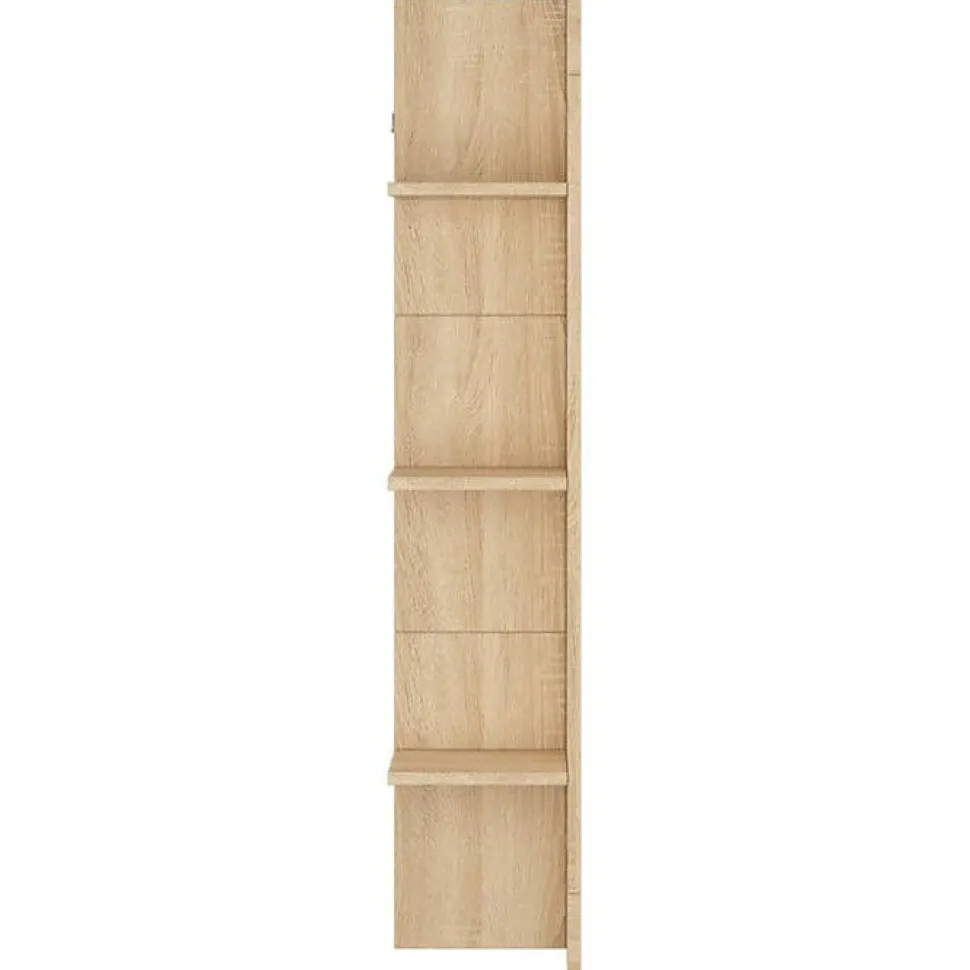 vidaXL Meuble TV chêne sonoma 152x22x113 cm bois d'ingénierie 833724