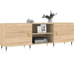vidaXL Meuble TV chêne sonoma 150x30x50 cm bois d'ingénierie 829079