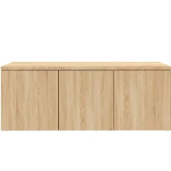vidaXL Meuble TV Chêne sonoma 80x34x30 cm Aggloméré