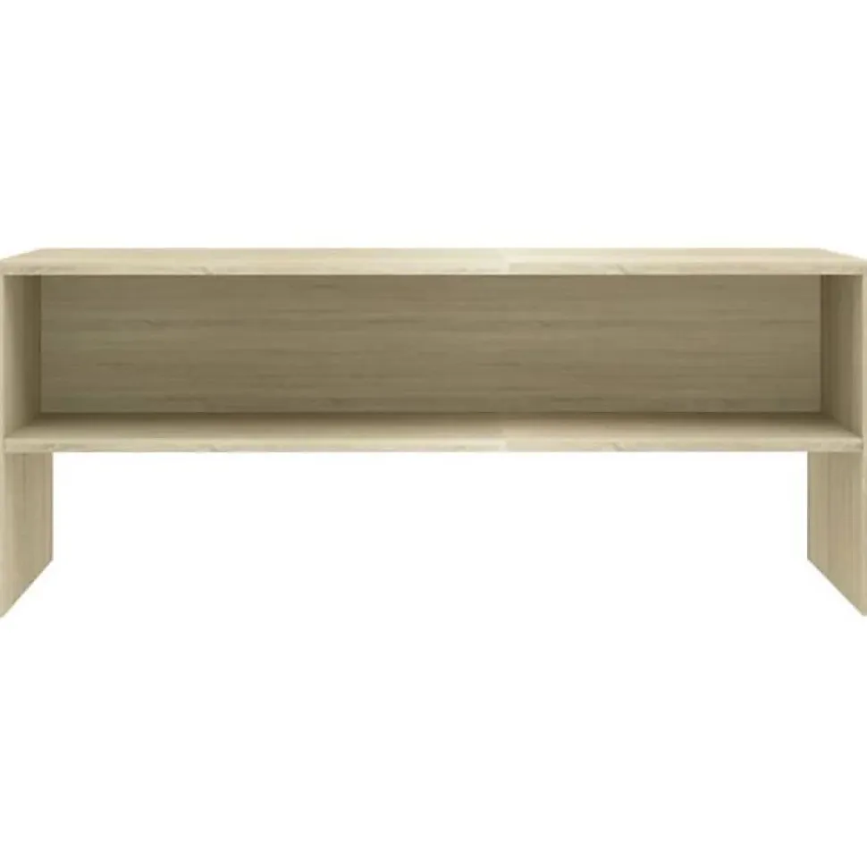 vidaXL Meuble TV Chêne sonoma 100 x 40 x 40 cm Aggloméré