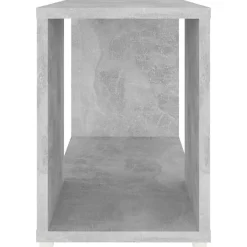 vidaXL Meuble TV Gris béton 60x24x32 cm Aggloméré