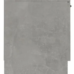 vidaXL Meuble TV Gris béton 140x35x40 cm Bois d'ingénierie 811452