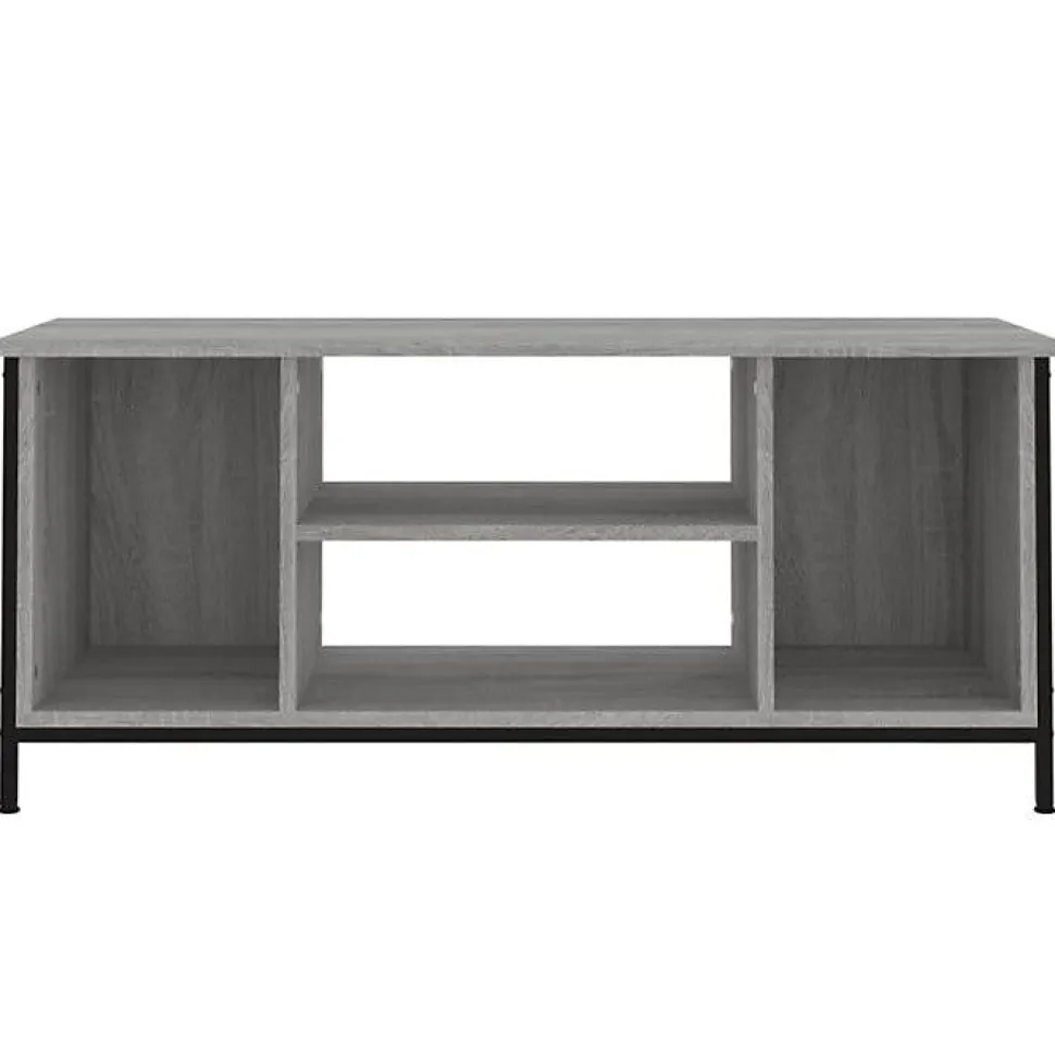 vidaXL Meuble TV sonoma gris 102x35x45 cm bois d'ingénierie 826288