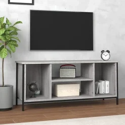 vidaXL Meuble TV sonoma gris 102x35x45 cm bois d'ingénierie 826288