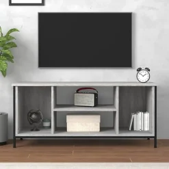 vidaXL Meuble TV sonoma gris 102x35x45 cm bois d'ingénierie 826288