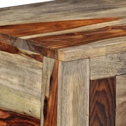 vidaXL Table console avec 3 tiroirs 120x30x75 cm Bois massif 247753