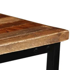 vidaXL Table console Teck recyclé massif 90 x 30 x 76 cm