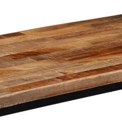 vidaXL Table console Teck recyclé massif 90 x 30 x 76 cm