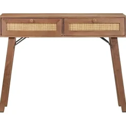 vidaXL Table console 100x35x76 cm Bois de manguier massif