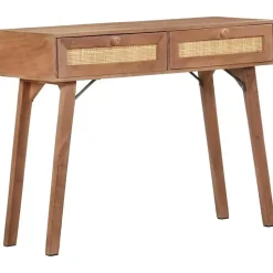 vidaXL Table console 100x35x76 cm Bois de manguier massif