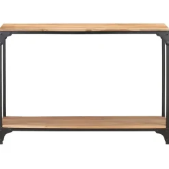 vidaXL Table console 110x30x75 cm Bois solide d'acacia