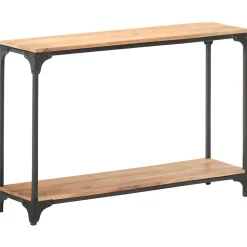 vidaXL Table console 110x30x75 cm Bois solide d'acacia