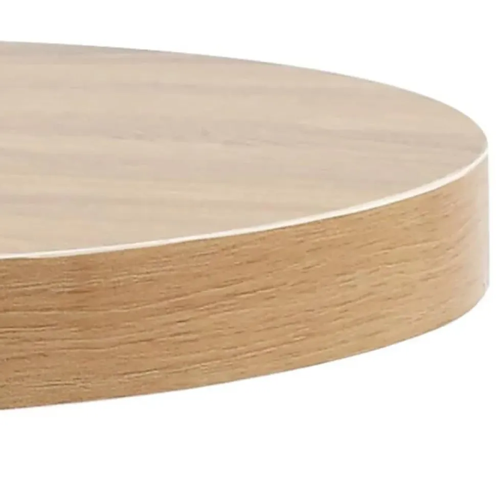 vidaXL Table de bistro Marron clair 40 cm MDF