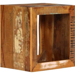 vidaXL Tabouret 40x30x40 cm Bois de récupération solide