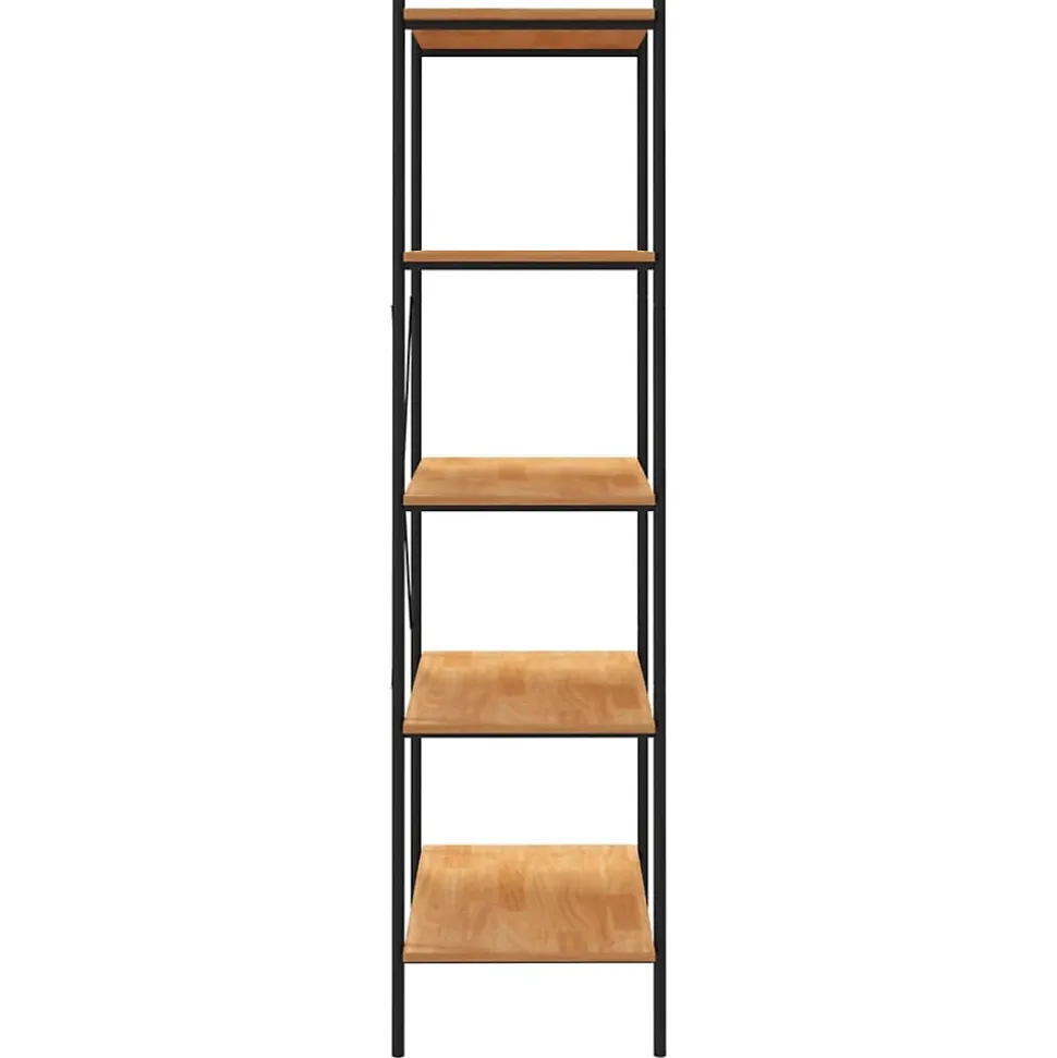 VidaXL étagère à 5 niveaux Noir et chêne 80x40x163 cm 336348