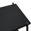 VidaXL étagère à 4 niveaux Noir 80x40x130 cm 336343