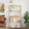 VidaXL étagère à 5 niveaux 80x30x146 cm bois de chêne massif 353812
