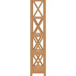 VidaXL étagère à 5 niveaux 80x30x146 cm bois de chêne massif 353812