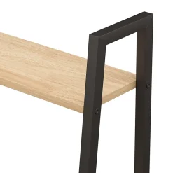 vidaXL étagère sur pied 4 niveaux Marron clair et noir 56x35x140 cm 336364