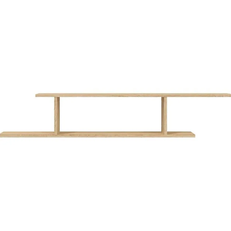 vidaXL Étagère TV murale Chêne Sonoma 125x18x23 cm Aggloméré