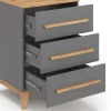 Vitalispa Commode avec tiroirs Gris 53.4x88cm