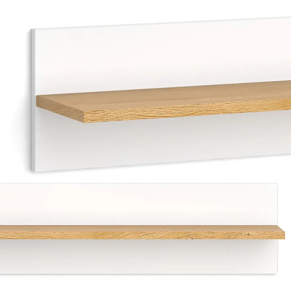 Vitalispa Étagère murale pour chambre denfant Blanc 70x20cm