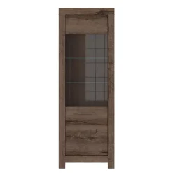 Vitrine 2 portes Adam Bois fonce