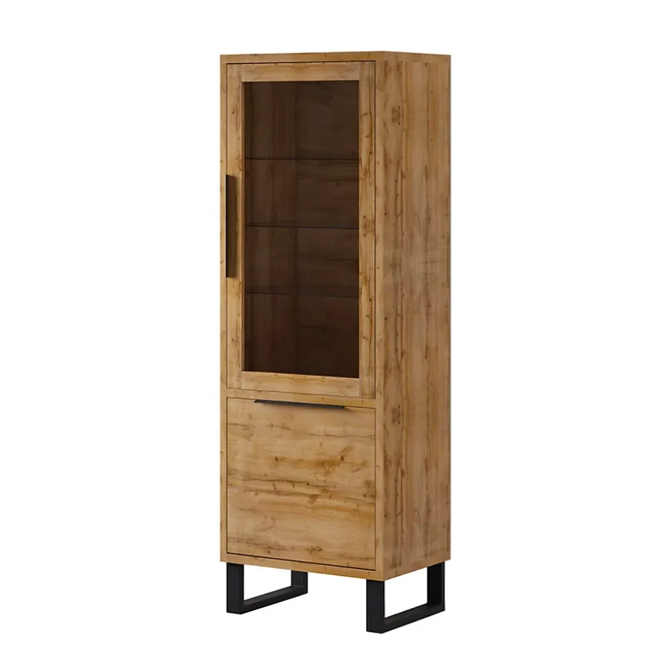 Vitrine 2 portes Eden Bois et Metal
