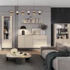 Vitrine 2 portes LED Nova Cachemire