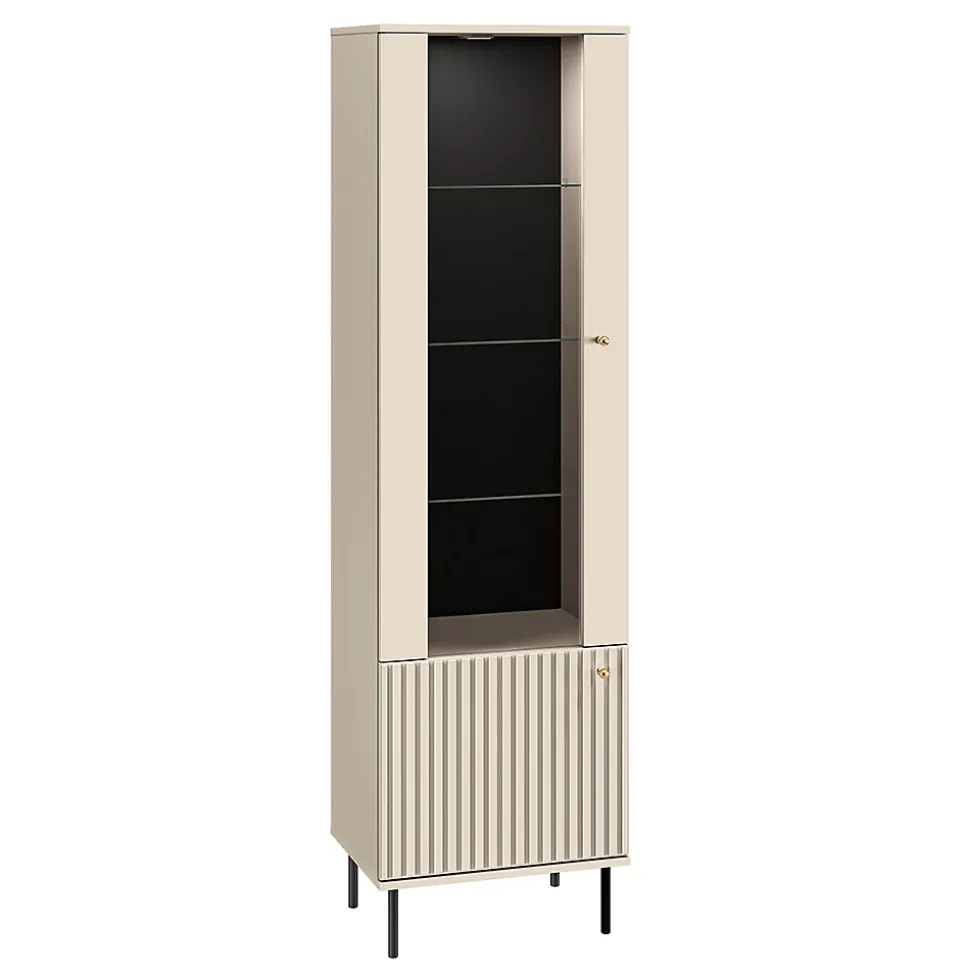 Vitrine 2 portes LED Nova Cachemire