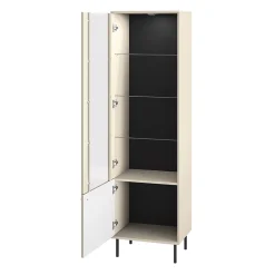 Vitrine 2 portes LED Nova Cachemire