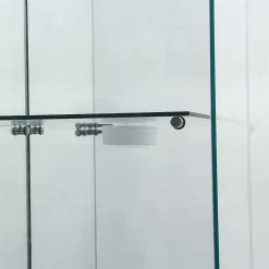 Vitrine en verre moderne noire 40.5 x 36.5 x 163.9 cm avec 4 étagères, pour livres, vin et objets de collection