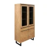 Vitrine grand modèle 2 + 2 portes 2 tiroirs Sully
