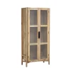Vitrine haute en bois de manguier Nova