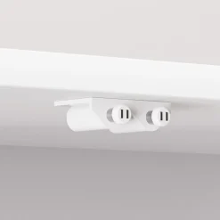 Vitrine Moderne 4 Niveaux avec Éclairage LED et Portes en Verre - Meuble de Rangement Anti-Poussière - Blanc, 80x35x165 cm