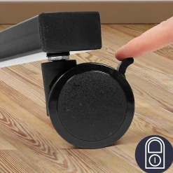 WPS37 Support pour vidéoprojecteur à roulettes Hauteur ajustable de 75 à 105 cm Charge max 10 kg Duronic